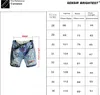 Short masculin short denim pour hommes avec perforations de style coréen de style coréen.