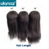 Toppers Zwitsers kanttopper Haar D75 Lang Wig Human Hair Curly/Straight Hair Replacement System 100% Natuurlijke Wig Long Hairpiece for Women