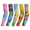 Transfert de tatouage 5pcs Élastique mixte faux tatouage temporaire manche enfants dessins de dessins dessins cool body child bas bas arbitaire tatoo 39model manche chaude 240427