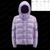 23SS Luxury Designer Mens Down Parkas Badge Badge Trip Tripe Spun Swned Cabinage à capuche Légère de la veste basse épaissie Veste d'hiver chaude Top Taille 1/2/3/4/5