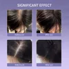 9 niveaux de massage électrique peigne bleu rouge léger couche chevelu masseur de tête sans fil infrarouge massage peigne pulvérisation de poils de cheveux