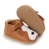 Boots Newborn Cute Animal Pu Leather Baby Shoes Antislip Toddler First Walkers Breathable Infant Crib Shoes Baby Sneakers