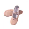 Tanzschuhe Lederspitze voller Sohle Pantoffeln Kinder Ballerina Übung Ballett Training Gebrauch