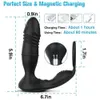 2023 New App Remote Control Thrusting Anal Vibrator Prostate Massager with Cock Ring Anal Sex Toy Butt Plug G Spot Vibrator