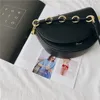 Sac authentique chaînes en cuir sacs d'épalsine de luxe semi-cercle semi-cercle messager 2024 dames bolsas bolsas féminina