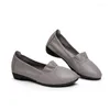 Casual schoenen Beyarne Echt lederen platte vrouw Loafers cowhide flexibele lente dames flats werken grote sizee354