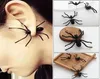 Stud Halloween Decoration Costumes for Woman 3D Creepy Black Spider Ear Earrings Haloween Party DIY DECORATIONStud8544664