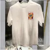 Męskie koszulki T koszule designerskie koszulki tęczowe grzyb litera druku