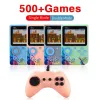 Jogadores Retro Video Game Console Mini portátil Handheld Game Player Buildin 500 Games LCD Screen AV SUPORTE SUPORTE 2 PLAYER GAMEPAD