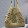 Icare maxi tote väska designer väska kvinnor strandpåse lyx handväska raffias handbroderad halmväska sommarväska totes shopping väska stor kapacitet axel väska semester