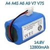 バッテリー14.8V.12800MAH。Ilife Zhiyi V7 / V7S / X620 / X623 / X451 / T4 / A4 / A4S / A6 / A9スイーピングロボットリチウムバッテリーパックに適用可能