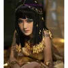 Egyptische Cleopatra hoofddeksel Cos Wig Anime Nightclub Dirty Braid Dance Performance Singer Little Halloween Hair Accessoires