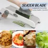 Tools LMETJMA 18 in 1 Adjustable Mandoline Vegetable Slicer Stainless Steel Vegetable Slicer Julienne Slicer for Potato Onion JT214