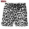 Herren Shorts Sommer Fashion Classic Color Leopard 3D Druckmenschen Shorts Unisex Leisure Beach Schwimmshorts Schnell Trocknen Surfboard Shorts J240426