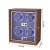 Wendler für automatische Uhrenbox Mechanische Rotatorenhalter Holzhülle Wickelschrank Aufbewahrung Luxus -Display -Boxen 240415