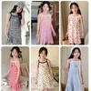 2024 Little Girls Dresses Childrens Summer Cute Cartoon Korean Dress Holiday Sundress Baby Kids Clothing 240426