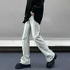 Jeans maschile jeans jeans y2k retro street abbigliamento casual moda strade giunture gamba dritta gamba sciolta designer originale jeans 20204l2404