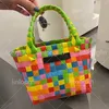 luxury designer woven basket bags women fashion street shopper bucket bag summer beach bags handbags mar baskets lady small totes shoulder bag shopping travel bags