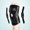 Kussens 1 stks scharnierende kniesteunbrace verstelbare compressie kniebeschermer open patella kniebrakstabilisator voor gewrichtspijnverlichting