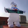 Mantenha -se punção de marshmallow inflável 10mh (33 pés) com modelo de ghostbuster de decoração de halloween de ventas para publicidade ao ar livre