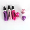 2024 5PCS 5ml Bottom-filled Perfume Bottle Self-pumping Refillable Aluminum Perfume Bottle Portable Flushing Spray Bottlefor refillable aluminum bottle