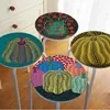 Yayoi Kusama Art Four Seasons Dining Chail Cushion Circular Decoration Seat for Office Desk Outdoor Garden Cushions 240425