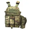 Camouflage Plate Vest Multi-Functional Paintball Airsoft Vest Adjustable Men Women Combat Equipment for Outdoor Cycling 240408