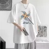 Camiseta de manga curta para a marca de primavera/verão masculina 2024 NOVO AMERICANO ROUNTE PECH
