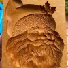 Stampi pasquale natalizi 3d cookie in legno stampo stampo stampo stampo stampo scolpito decorazione in gamba che decorazione di artigianato strumenti da forno m531 m531