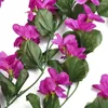 Dekorativa blommor 1 st konstgjorda blommor vinrankor 85 cm vit rosa gul fuchsia lila röda siden falska växter för balkongfestbröllop hem