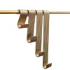 Rails 10pcs/Set Golden S Shape Haken Home Storage Store Tools Wardrobe Regal kleine große lange Mode tragbare Dekoration Haken