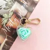 Keychains lanyards schattige rozen sleutelhanger liefde hart hanger Eeuwige bloemen sleutelhanging voor vrouwen tas ornamenten autosleutels accessoires paar cadeaus