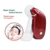 Portabel magisk syresblekning Bubble Machine Face Skin Care Cleansing Massager Beauty Salon Home Instrument för kvinnor 240416