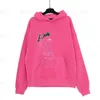 Hoodie Pink Hoodies Designer Männer Frauen Paar Kleidung Web 555 3D-Muster Druckmodische Straße Promi-Konzert Hip-Hop-Stil für Männer