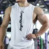 Herr t-shirts män jogger sommar ny fitness mesh gyms snabb torr ärmlös väst man kör under tröja bodybuilding sporttank