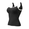 Camisoles Tanks Femmes BRA Sous-vêtements en une pièce Invisible Underclothes Couleur de mode Contraste Slim Fit Sports Vest sans trace