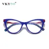 Линзы Vicky Cat Eye Anti -Blue Light Gockes Women Women Computer Optics Eyeglass Antireflice Repressing Gceles PFD2109