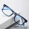 Солнцезащитные очки прозрачные серые рамки квадратные миопии рецептурные очки с линзами против синих лучей студентов -миопов Lunettes 0 -0,5 -0,75 до -6