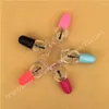 Bouteilles de rangement 20pcs / lot 1,5 ml Bouteille de vernis à ongles transparent 1,5 cm3 verre transparent vide avec pinceau