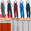 Macacão primavera de outono de outono novo pintores masculinos macacão Coverlls Dungarees Men Bib e Brace Work Engineers Macicles