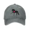 Ball Caps Paso Fino Heart Horse Umyj bawełniany czapka baseballowa kapelusz dla mężczyzn Kobiety wyścigowe czapki wiosna jesień vintage casquette gorras