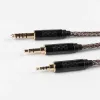 Accessoires HifiHear 16 Silvertated Balanced Balanced Cable 2.5/3.5/4,4 mm met MMCX/2PIN/QDC voor BLOL BL01 BL03 KZ EDX ZSTX CCA CA16 CKX C12