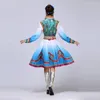 Stage desgaste do show Mongólia Clothing Woman Nation Ethnic Minority Square Dance Performance serve vestido adulto Will Pendulum Skirt