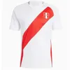 24 25 Peru Soccer Jerseys 2024 Home Away Copa Football Рубашки Farfan Cueva Eleccion Peruana Cuevas Solano Flores Cubillas Pineau Outdoor Apparel Men Kids Kit Pizarro