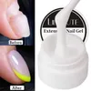 Nagellak lilycute 8 ml nagelverlenging gel acryl wit heldere snelle extensiegel voor nagelvinger verlengde vorm tips manicure nail art tool y240425