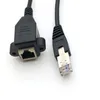 1x RJ45 till kvinnlig skruvpanelmontering Ethernet LAN Network Extension Cable 1M226Y