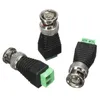 10Pcs/lot Coaxial Coax CAT5 BNC UTP Male Connector for CCTV Camera Security System Surveillance Accessories