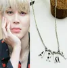 Fashion KPOP BTS Jimin Necklace Bangtan Boys ARMY ARMY Pendant KOOK JIMIN V SUGA2243310