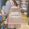 Sacs d'école Fashion Girl Imperposeproof College Sac à dos Voyage HARAJUKU KAWAII COOL SACKPACKS MIGNE FEMME SAG Dame ordinateur portable Femmes