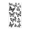 2ROZ Tattoo Transfer Waterproof Temporary Tattoo Sticker Old School Butterfly Tattoos Butterfly Flowers Wing Body Art Arm Fake Sleeve Tatoo Women 240427